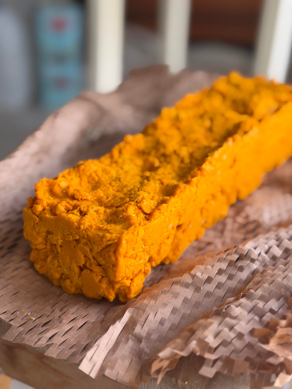 Rustic Saffron, goats milk and mint leaves from the garden - Organic plant-based powder