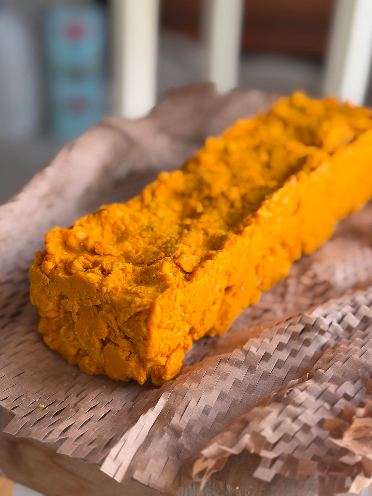 Rustic Saffron, goats milk and mint leaves from the garden - Organic plant-based powder