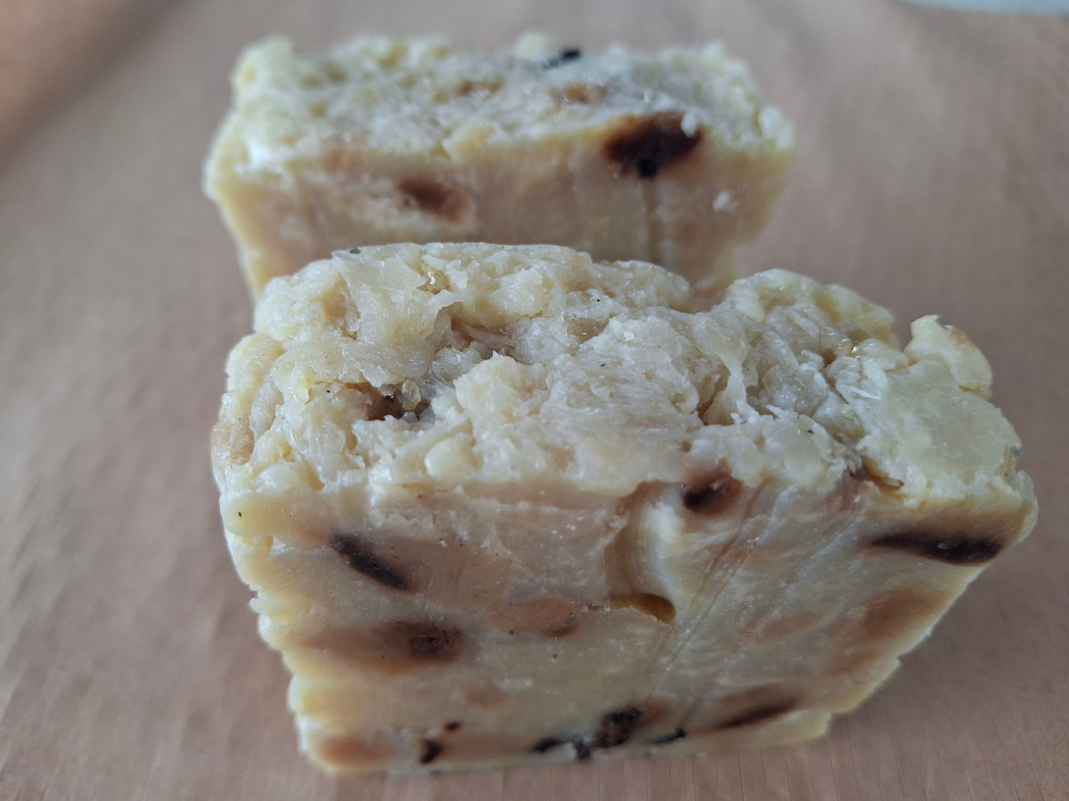 Off the tree organic pear soap - one off seasonal, limited, scented - Organic grown fruit